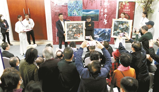 陳明從藝50年作品展 歲月留痕，文藝創作綻放光華
